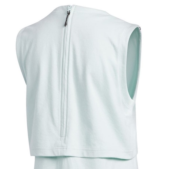 Adidas Aqua Light Blue Teal Game and Go Activewear Athleisure Dress (size M) - Picture 8 of 13